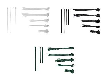 Set of 251 cable ties