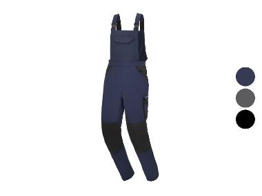 Lined work overalls for men