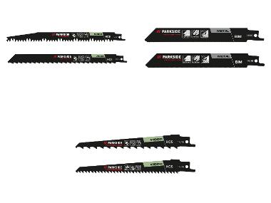 Reciprocating saw blade set