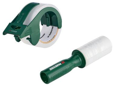 Packaging tape holder or foil dispenser set