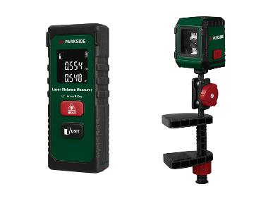 Laser rangefinder or cross laser level