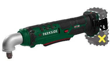 Cordless angle impact screwdriver
