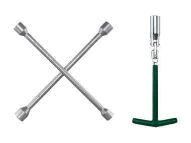 Wheel Brace & Spark Plug Wrench