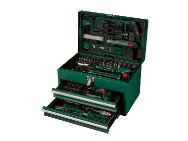 Toolbox with Cordless Screwdriver