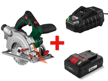 Circular saw + battery + charger