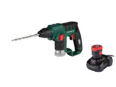 Cordless hammer drill with battery and charger