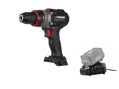 Cordless impact drill/screwdriver with battery and charger