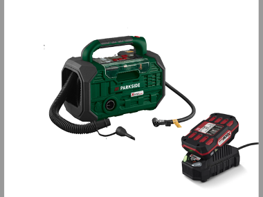 Battery Compressor and air pump with 2Ah battery and charger 2