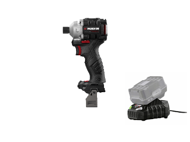 Cordless impact screwdriver with 4 Ah battery and charger 4