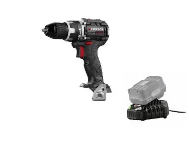 Cordless drill with 4 Ah battery and charger 4