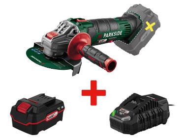 Wireless angle grinder + battery + charger