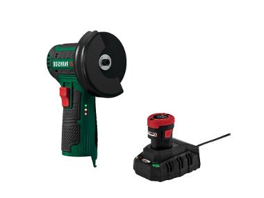 Angle grinder with battery 2 AH and charger 2