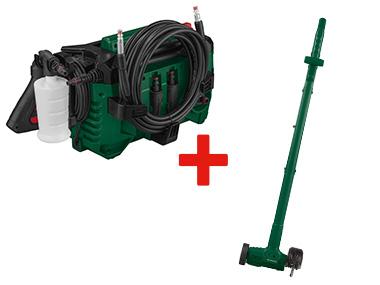 High pressure cleaner + universal brush