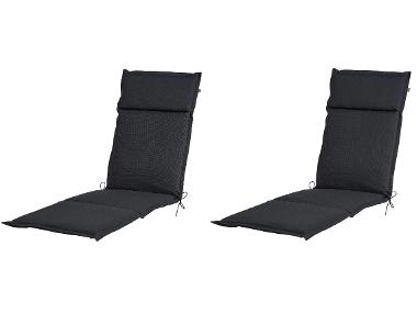 Set with 2 garden chair cushions