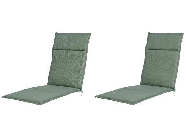 Set with 2 garden chair cushions