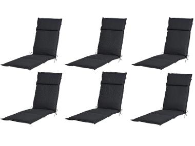 Set with 6 garden chair cushions