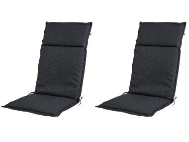 Set with 2 garden chair cushions