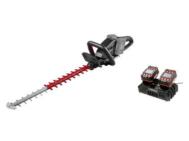 Hedge trimmer with 2 batteries 4 AH and double charger