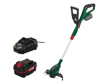 Battery grass trimmer with battery and charger