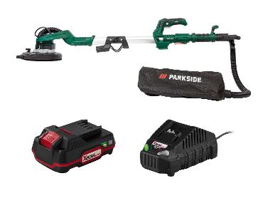 Capular set grinder for walls and ceilings with a 2 AH battery and charger 2