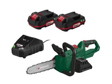 Chain saw battery set with 2 AH batteries and charger 2