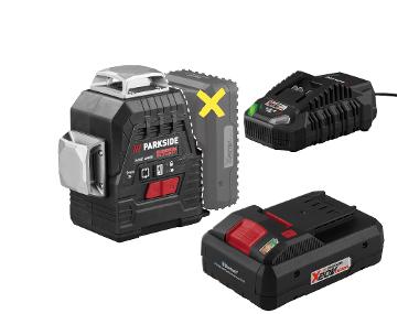 CO CRACK LINE LASER X 360 ° 3360 A1 + Smart Battery /4 Ah + Charger /4
