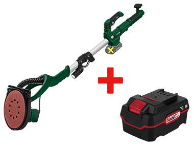 Wall and wireless ceiling sander + battery