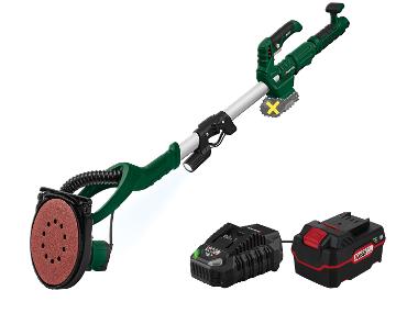 Wall and ceiling sander with battery 4 AH and charger