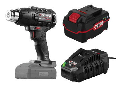 AKO hot -air pistol + battery /4 Ah + battery charger /4