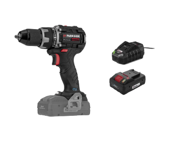 Battery screw drill with smart battery and charger