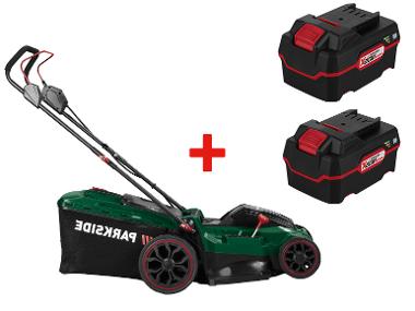 Wireless mower + 2 batteries