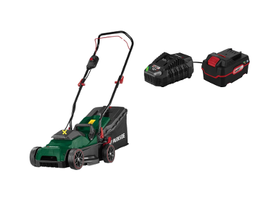 Battery paving mower with battery 4 AH and charger