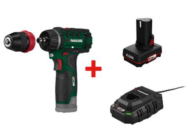 Wireless drill + battery + charger
