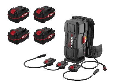 Battling backpack set / with 4 AH batteries
