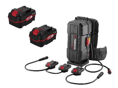 Battery backpack set / with 2 batteries 4 AH