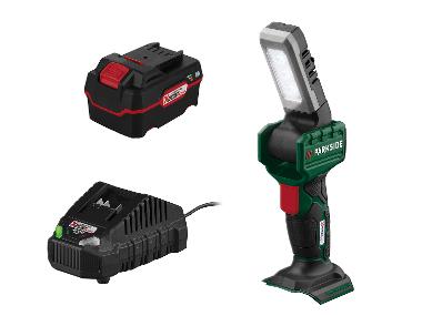 LED hand lamp battery kit with battery
