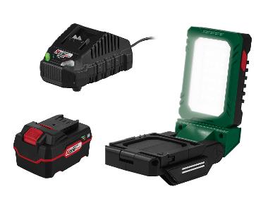 LED lamp battery kit with battery