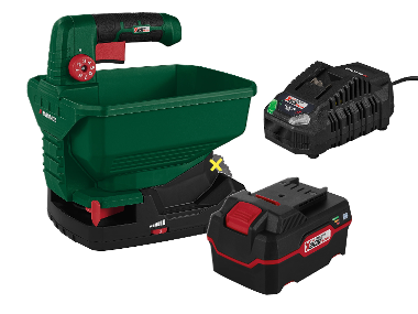 AKU universal spreader + battery /4 Ah + battery charger /4