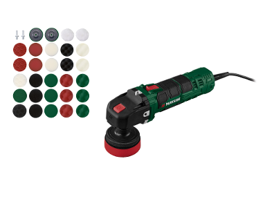 Polishing machine with accessories