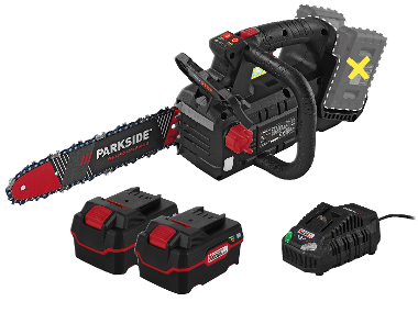 BODE OF CRULE Saws on trees + battery /4 Ah