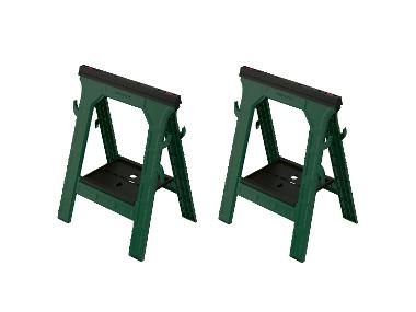 A set of 2 folding working goats