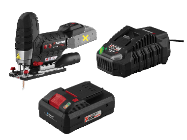 Battery reciprocating saw + Smart battery /4 Ah + Battery charger /4