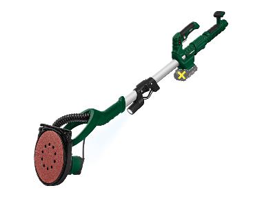 Wall and ceiling sander with battery