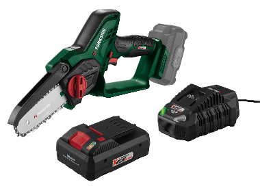 Battery chainsaw + Smart battery /4 Ah + Battery charger /4