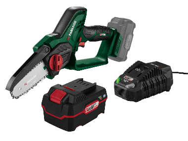 Battery chainsaw + Battery /4 Ah + Battery charger /4