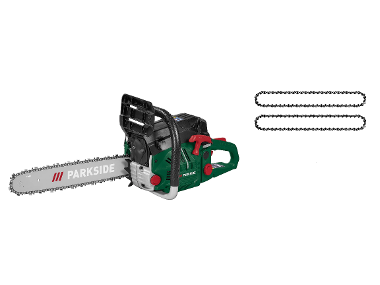 Petrol chain saw + spare saw chains 13 A1 - 16 " - 1