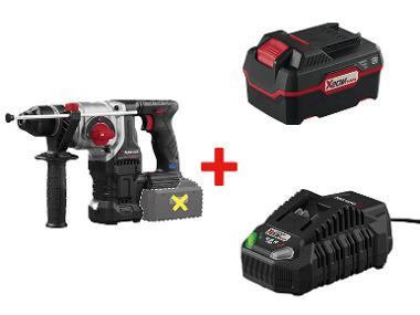 Cordless hammer drill + Battery + Charger