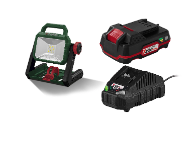 Aku LED reflector + Accumulator /2 Ah + Battery charger /2