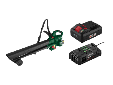 Battery vacuum cleaner/leaf blower + Smart battery /4Ah + Double charger /4