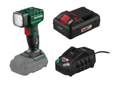LED hand lamp +smart battery /4 Ah +battery charger /4